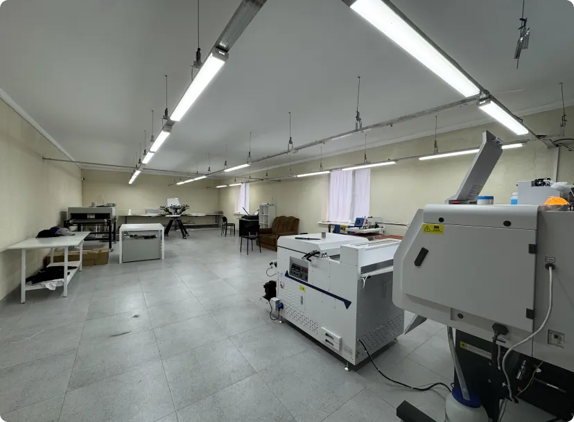 Цех ATOM LAB в Бишкеке: производственный зал
